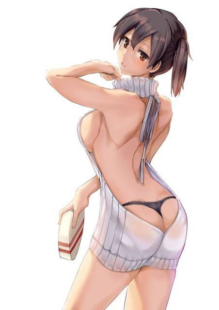 Fat Ass [57 Pieces] Two-dimensional Girl Image Collection Wearing A Naughty Sweater. 9 [Vertical Lipur] Asslick