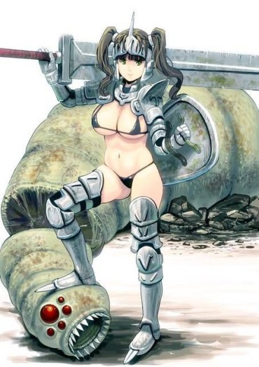 Pink Pussy [72 Pieces] Two-dimensional Woman Warrior's Cool Fetish Image Collection. 3 [Armor] Round Ass