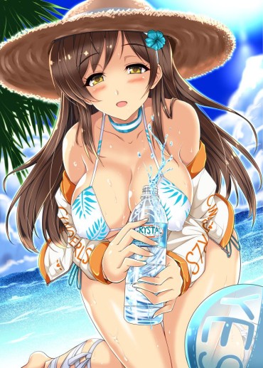 Pack I Want To Expose The Important Part By Shifting The Swimsuit Lewd Image Of A Swimsuit With A Small Cloth Area Titjob