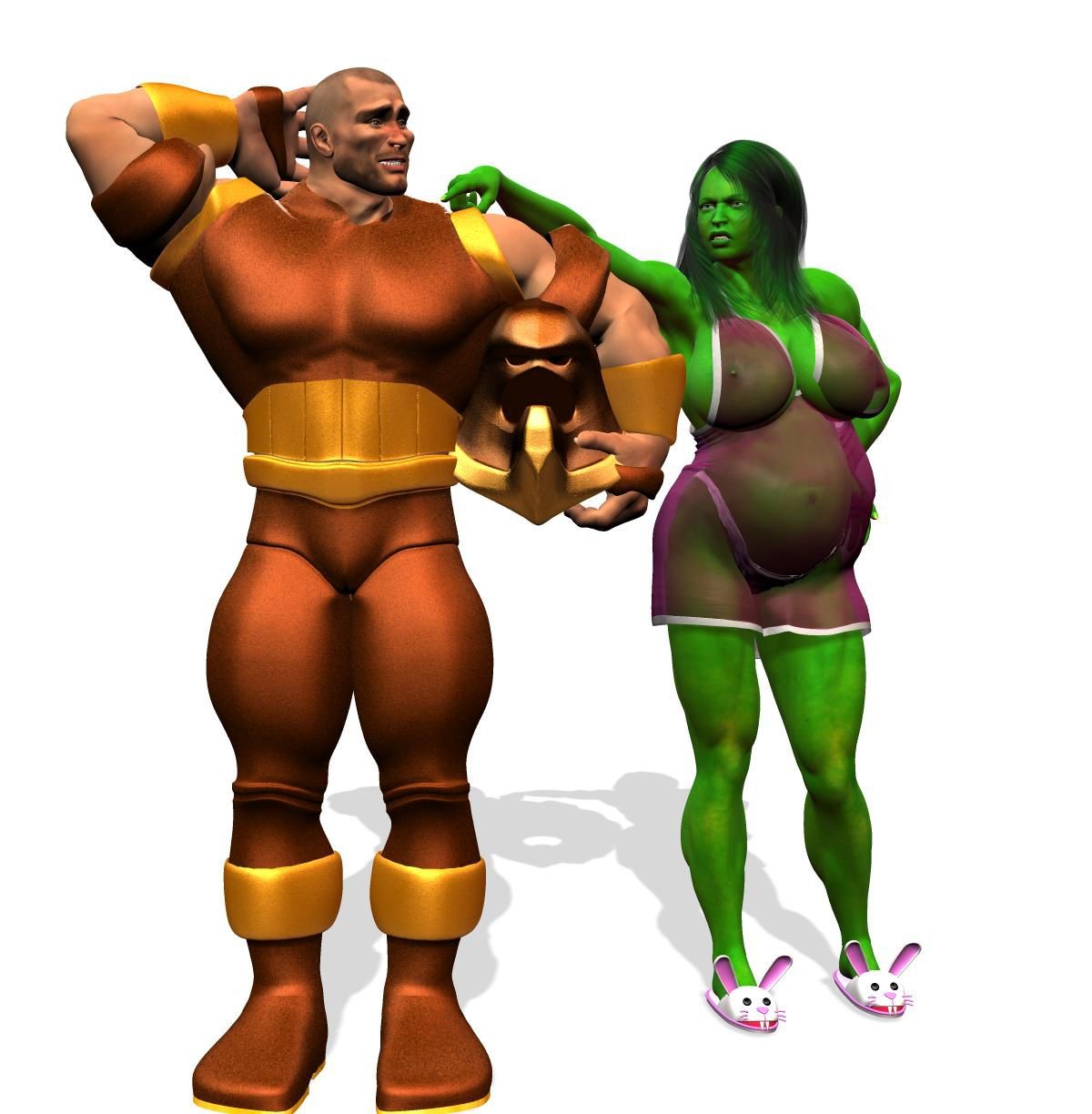 Celeb [Chup@Cabra] Jenny And Juggy: Consequences (She-Hulk) Letsdoeit