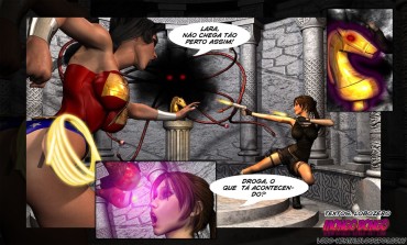Mom [Mongo Bongo] Lara Croft And Wonder Woman – Versão LZ Pussy Licking