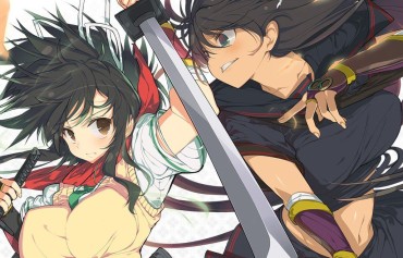 Black [Senran Kagura Burst Re: Newal] Rough Illustrations Such As Erotic Nude And Underwear Of The Girl In The Store Benefits! Baile