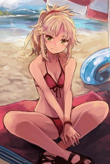 Ball Licking [Fate/APO Chestnut 31 Pieces] Mode Red Swimsuit Image Summary Hugecock