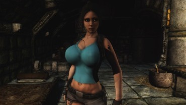 Chupada Skyrim Lara Croft)) Swallow