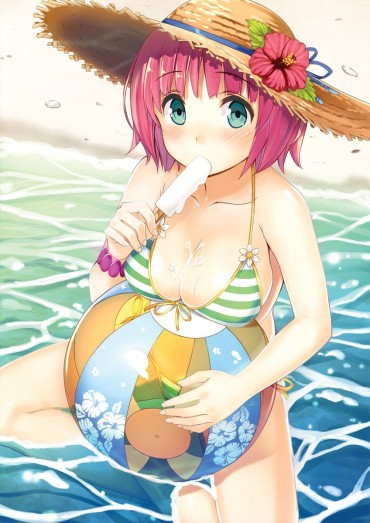 Stroking Swimsuit Wearing A Lewd Dress That Nails The Gaze In The Sea Or Pool It Is Swimsuit Gay