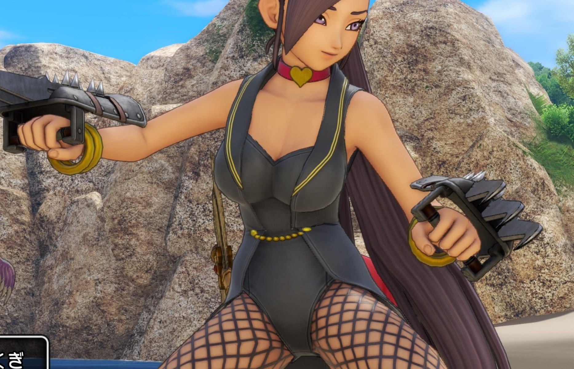 Big Breasts Erotic Costumes Such As [Dragon Quest 11] Erotic Girl Erotic Bunny Figure And Dancer Clothes Pierced