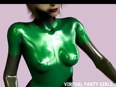 Blow Job 3d Sci Fi Hentai Babe In A Skin Tight Catsuit Panties