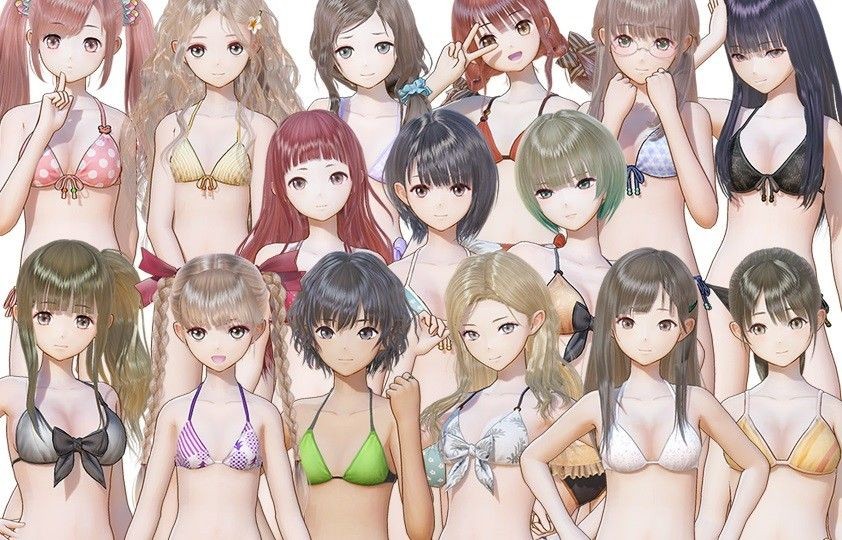 Daddy [Blue Reflection] Erotic Costume DLC To Become A Swimsuit Girl Erotic Bikini! Rimming