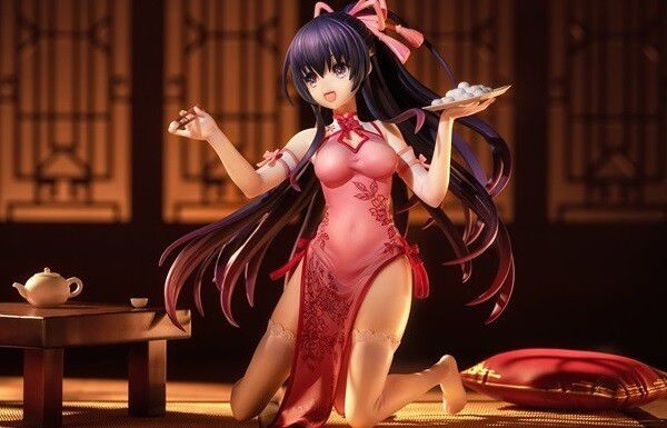 Fat Ass "Date A Live" Erotic Figure Of The Night Sword God Juka's Cheongsam Dress With Erotic Sticking Out Bailando