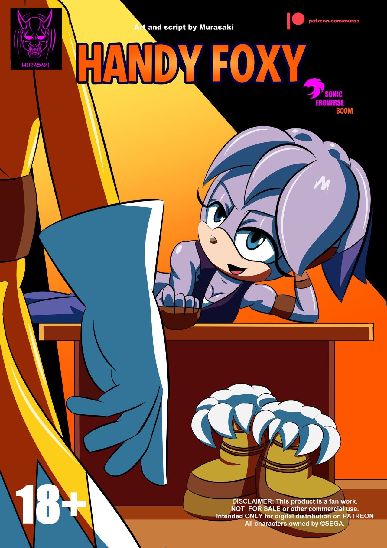 Teasing [Murasaki] Handy Foxy (Sonic The Hedgehog) [Ongoing] Amador