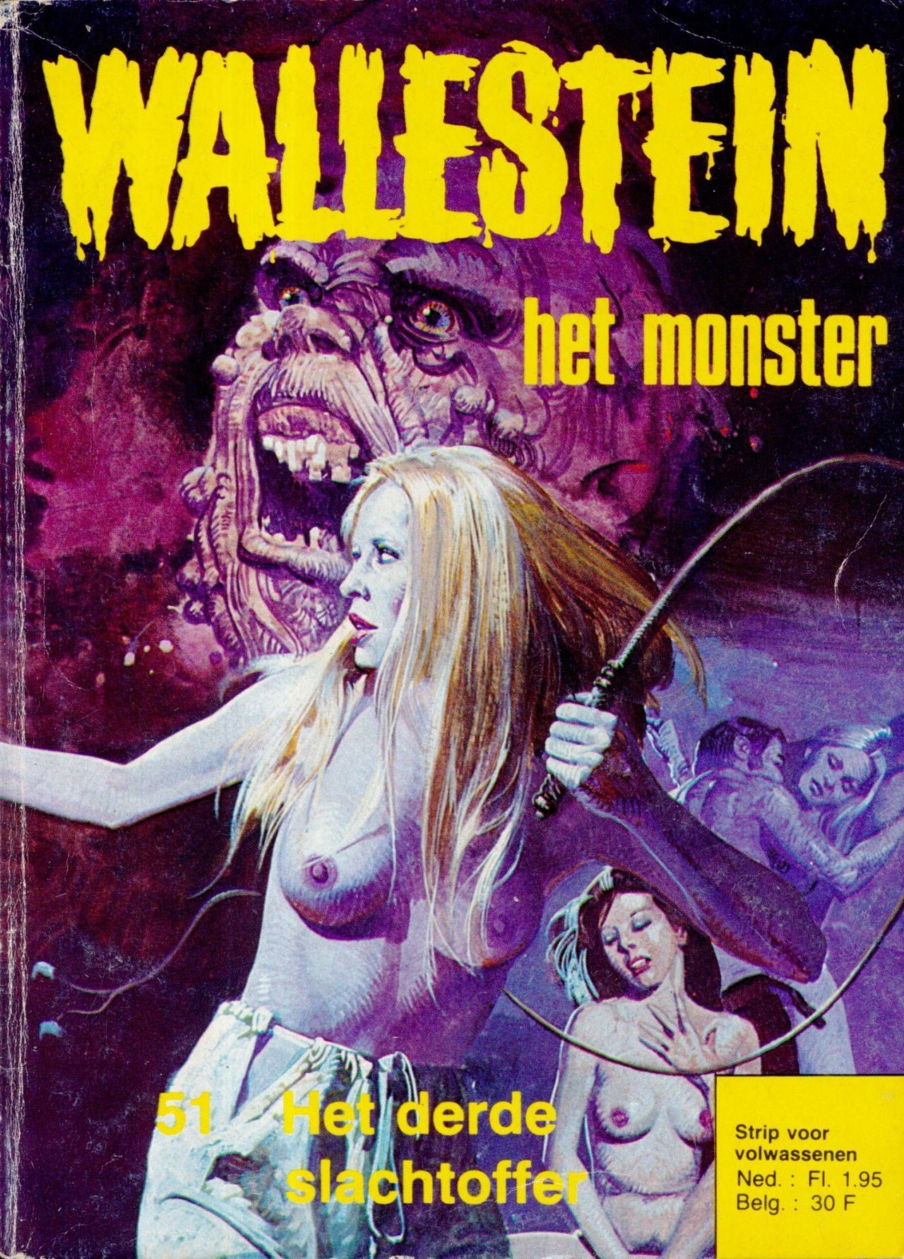 Lesbians Wallestein Het Monster - 051 - Het Derde Slachtoffer (Dutch) In 9 Series...meer Dan 90 Strips Uit De "Wallestein" Serie! Gay Clinic