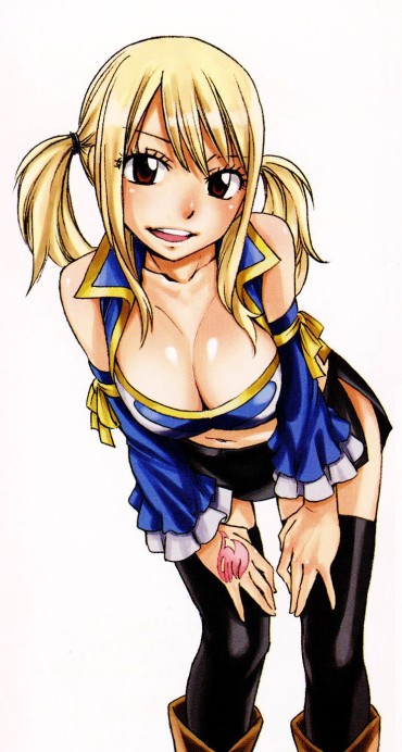 Squirting [Image] Two-dimensional Said "fairy Tail, Lucy's Erotic Bishoujo Wwwwwww Scissoring