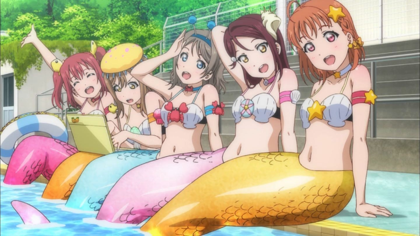Freaky [God Times] "love Live! Sunshine's Mermaid Aqours 5 Story Is Too Sexy! After John The Baptist Divine Characters Would Www Foot