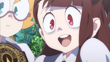 Petite And Want To Show "little Witch Academia's Story, Children Cartoons! Shaking