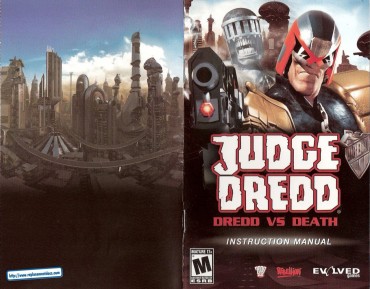 Gay Smoking Judge Dredd: Dredd Vs. Death (PlayStation 2) Game Manual White Chick