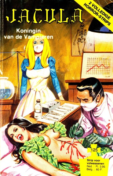 Amature Sex Tapes Jacula – 125 – Vivisektie (Dutch) In 4 Series…44 Nog Niet Geplaatste Strips Uit De Jacula Serie Eurobabe