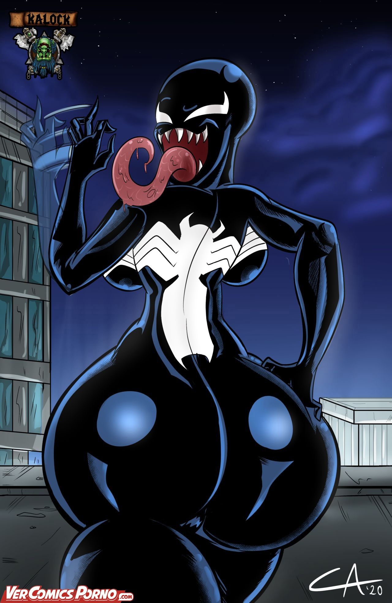 French [Ameizing Lewds] Thicc-Venom (Spider-Man) (En Progreso) (Spanish) [kalock & VCP] Butts