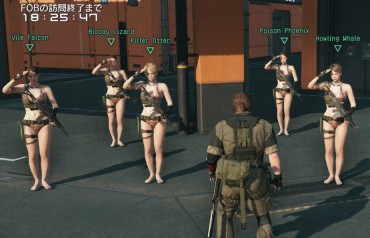 Hairy Elo, Metal Gear Solid V Female Characters Be Added Bathing Costumes! That Dress Guards Too! Jizz