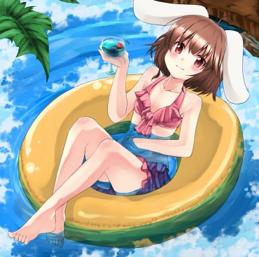 Bareback [Secondary, ZIP] Cute Swimsuit Images Of Girls In The Touhou Project 1080p