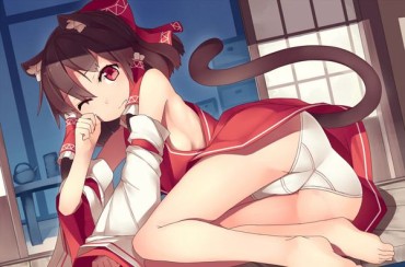 Housewife [Touhou Project: Hakurei Reimu Erotic Pictures Part1 Deflowered