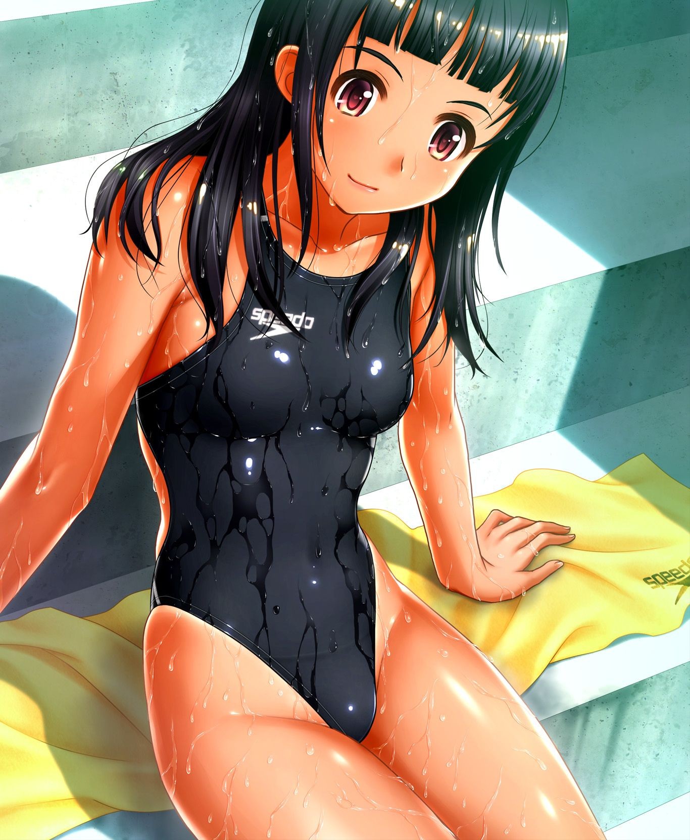 Rubbing Swimsuit Hentai Picture General / Madura