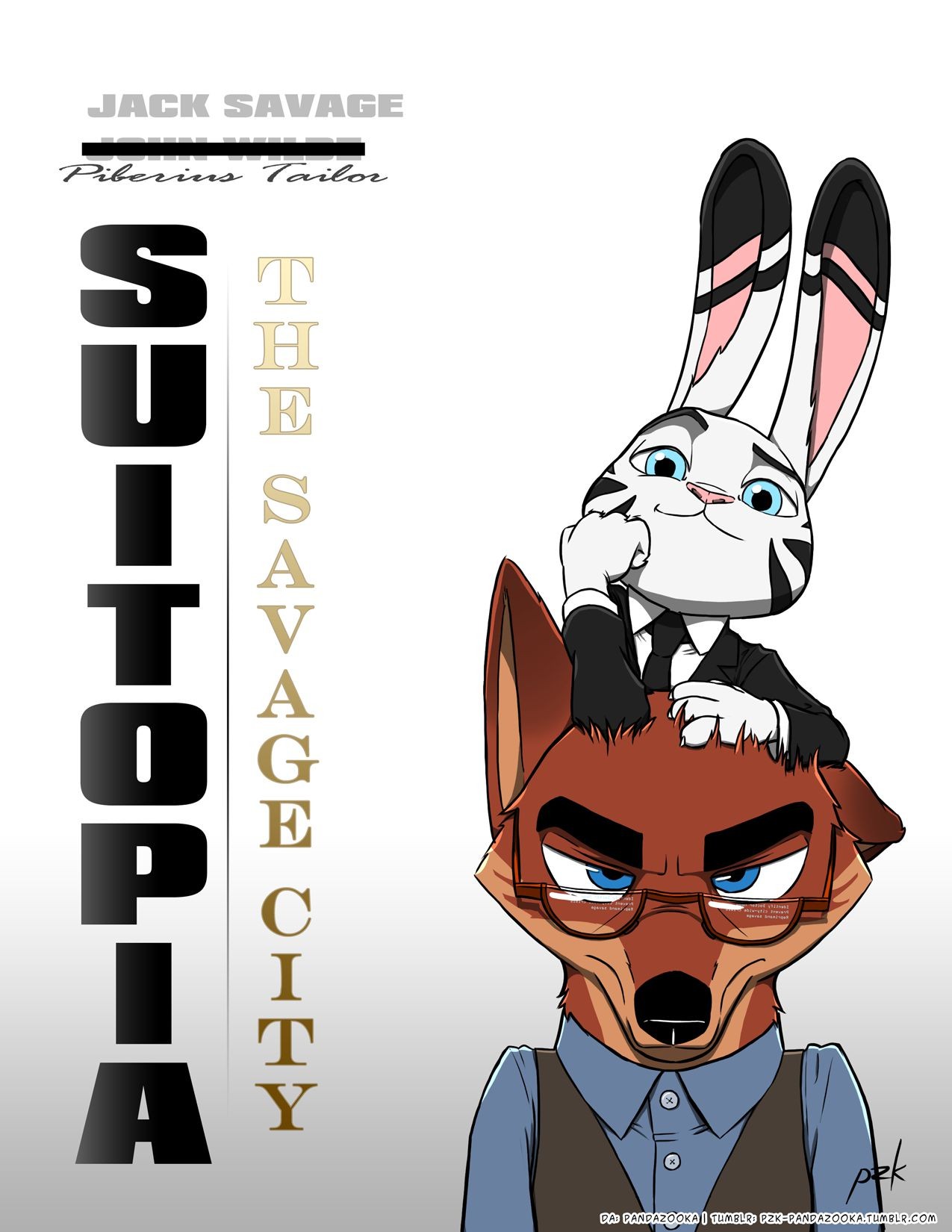 Red Suitopia - Jack Savage Fan Comic (Zootopia) [in Progress] Whooty