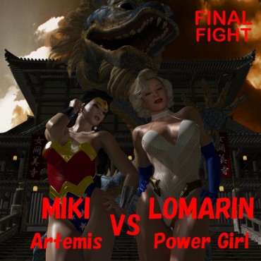 Corrida Cosplay Battle #24 Miki (Artemis) VS Lomarin (Powergirl) (Ongoing) Chacal