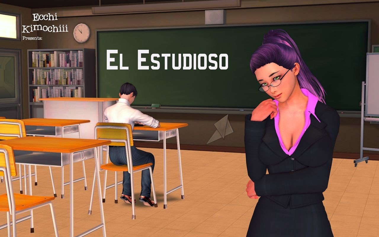 Cocksuckers "El Estudioso" (erotic 3D) (spanish Ver.) (+18) (3d Hentai Animation) "Ecchi Kimochiii" Hard Fucking