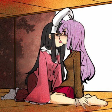 Step Brother [48 Pictures] Touhou &amp; Udongein Inaba Erotic Pictures! Part 2 Dom