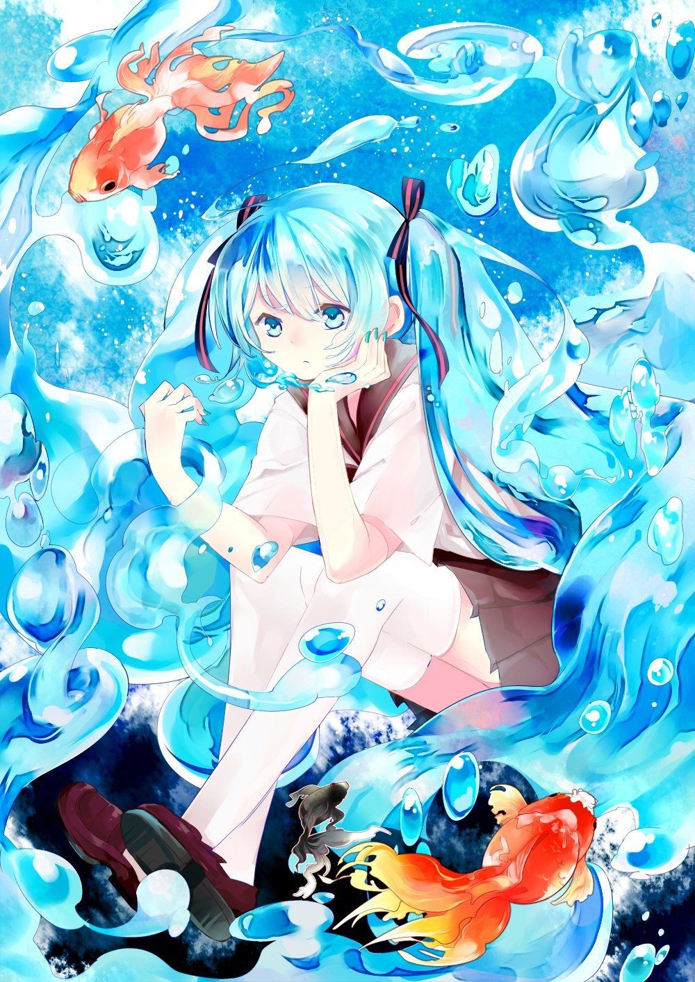 Pure 18 [Secondary] [VOCALOID] Cool Bottle Milk Like A Picture Is Like! Bra