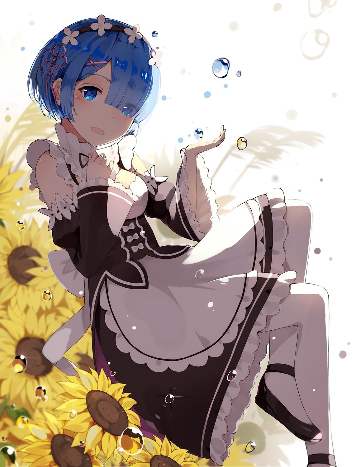 Huge Boobs [Secondary] Rem In The Anime Warriors Was Rin's Pretty Secondary Image Summary [rezero] Dotado