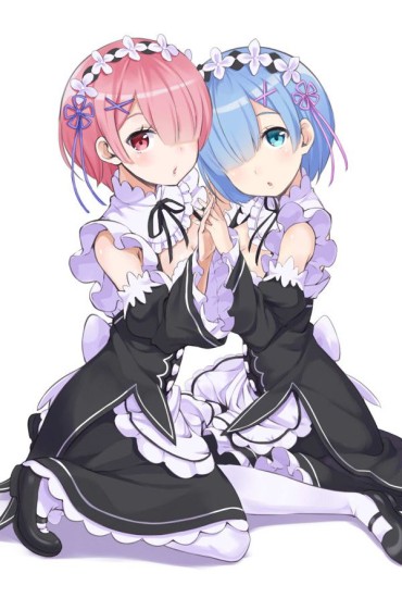 Les [Rezero] REM Rin Lamb Rin, Cute Twin Sisters Five! R M T! [Pictures And Wallpapers] (Different World Life 20 Re: Zero Start) Upskirt
