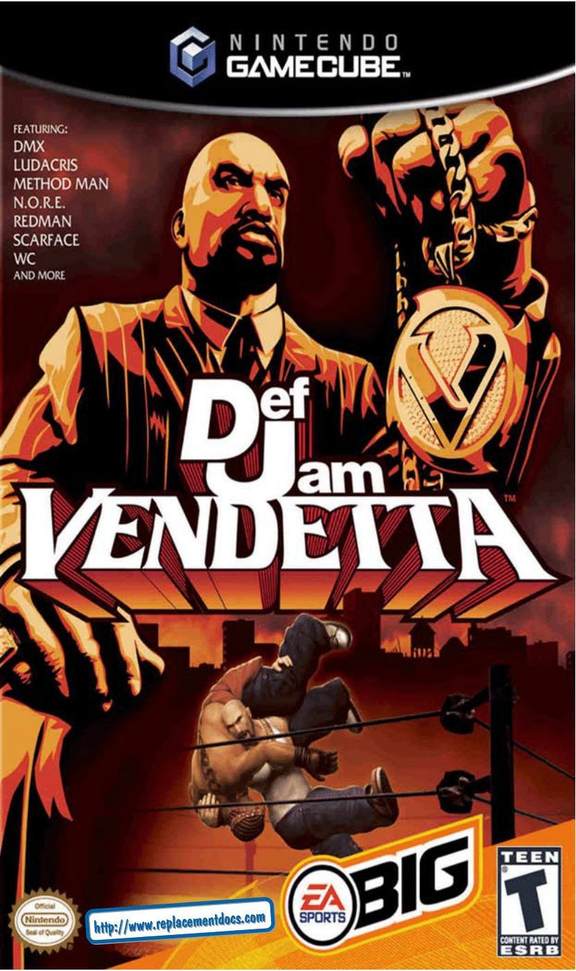 Whooty Def Jam Vendetta (GameCube) Game Manual Girlsfucking