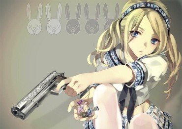 Uncensored [Secondary] Cute Looks Strong, The Picture Of The Girl With A Gun Homosexual