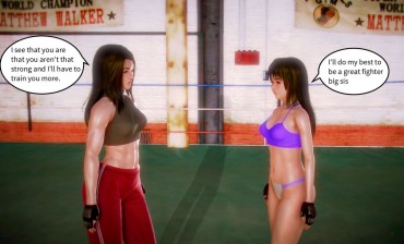 Sub Sister's Sparring Fucking Hard