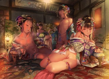 Double Naughty Erotic Images Of Two-dimensional Kimono-clad Women! 50 Sheets (06/27) Camera