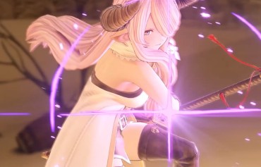 Dance "Granblue Fantasy Relink" Erotic Narmea Of Ecchi Muchimuchi Thighs Participates! Massages