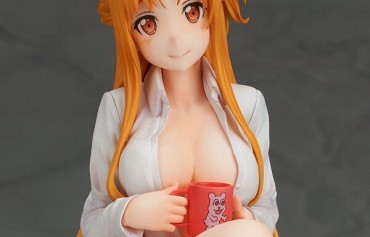 Rough "Sword Art Online" Yuki Asuka Naked And Wearing A Shirt And An Erotic Figure That Can Be Seen Almost Completely! Ass Worship