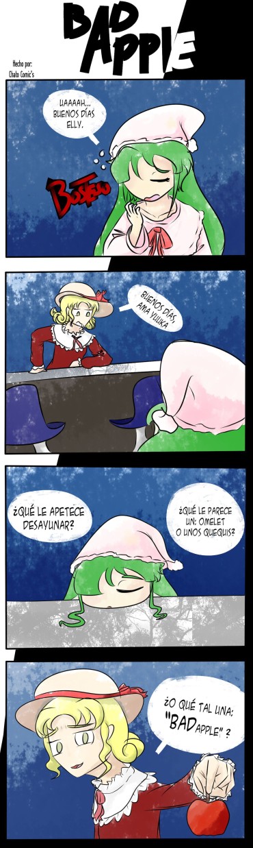 Facial Cumshot [Chato Comics] Bad Apple (Touhou Project) [Spanish] Best Blow Jobs Ever