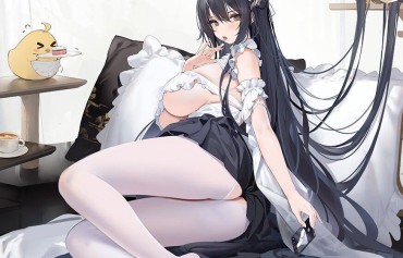 Fishnets Azure Lane Erotic Costumes Such As A Maid With An Insanely Ass And Whiplash Free Porn Amateur