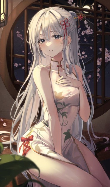 Pelada 【Secondary】Silver-haired And White-haired Girl Image Part 26 Negro