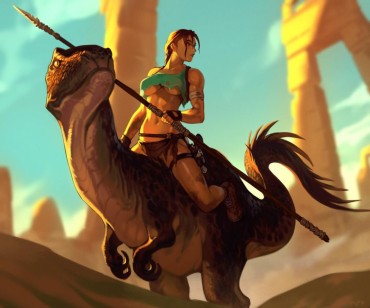 Wank [Optional Typo] Lara Croft – Tomb Raider Inked